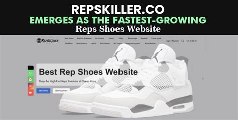 sneaker reps websites|repskiller official website.